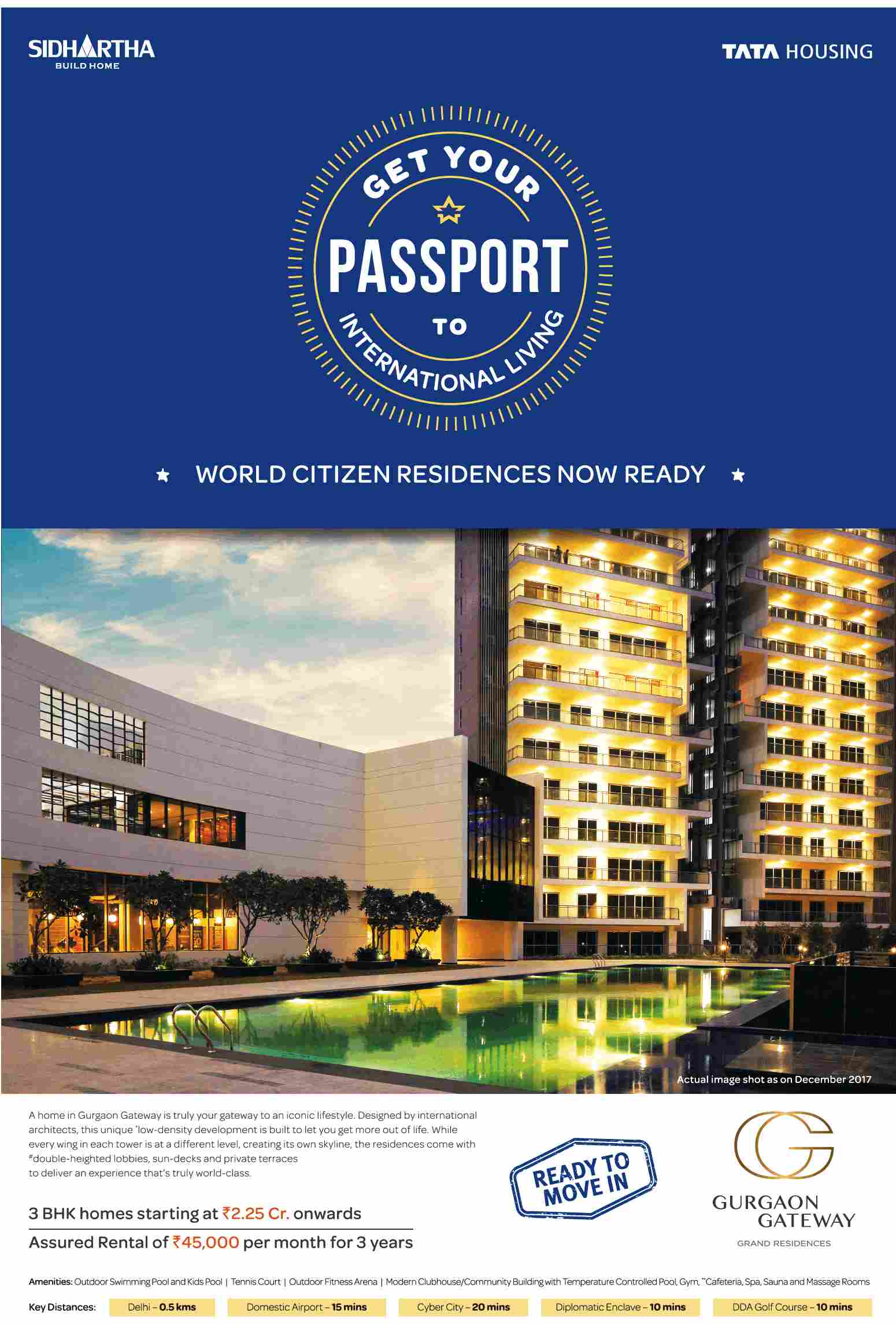 Tata Gurgaon Gateway is now ready to move in Gurgaon Update